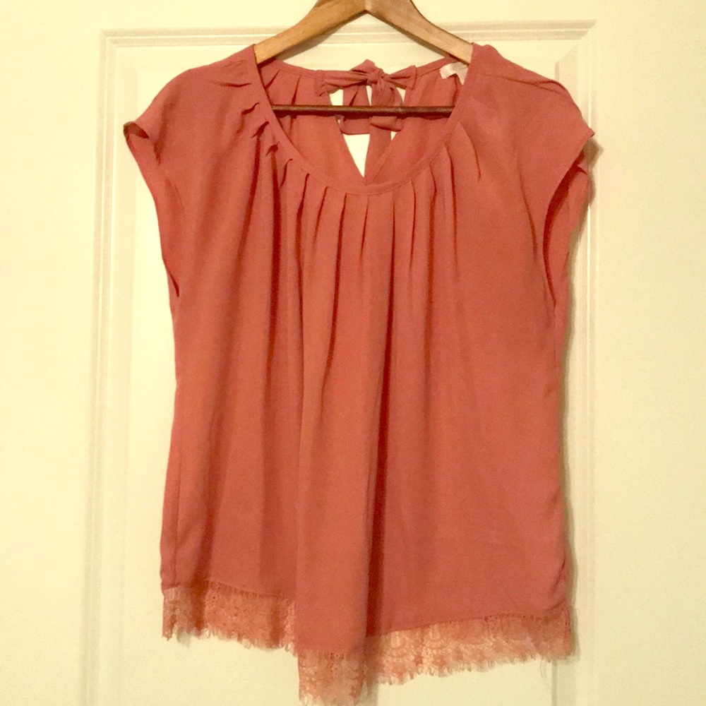 Dusty Rose colored blouse